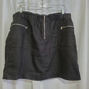 Lou & Grey Black Skirt With Stretch Waist